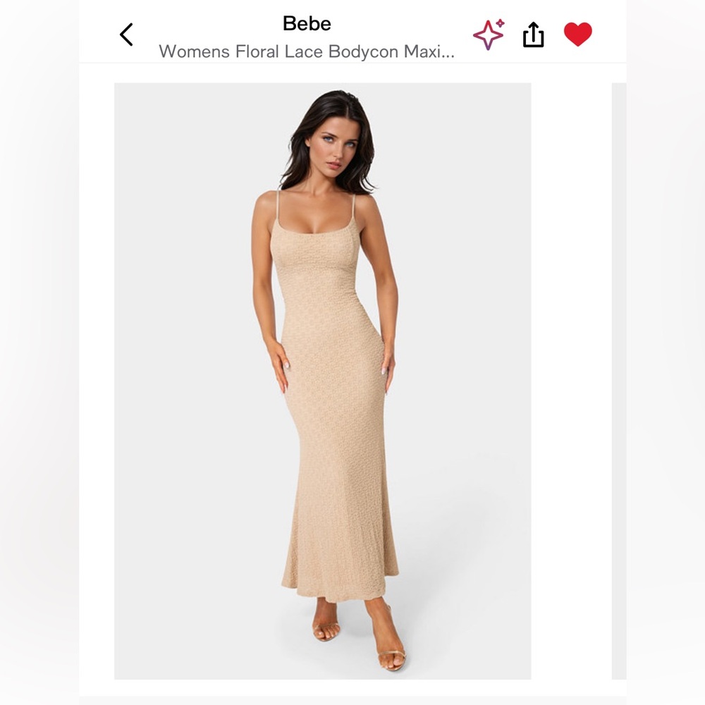 Bebe Bodycon Maxi dress